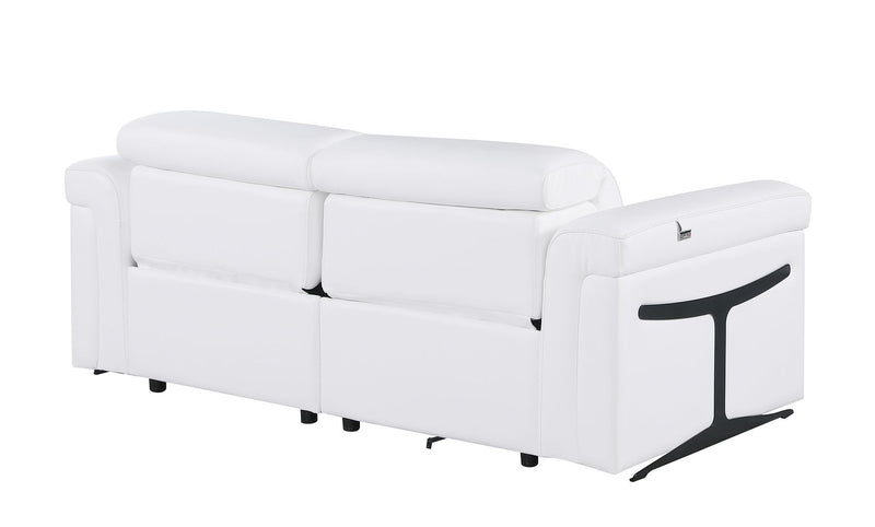 1126 - 5-Piece Modular Power Reclining Sofa And Loveseat Set In With 4 Power Recliners & Power Headrests
