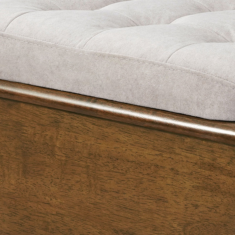 Letitia - Cat Bed Ottoman - Walnut