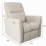 Asheville - Suede Recliner Chair - R&R Furniture Gallery (Fountain Valley, CA)