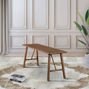 Molly - Bench - Walnut Brown - R&R Furniture Gallery (Fountain Valley, CA)