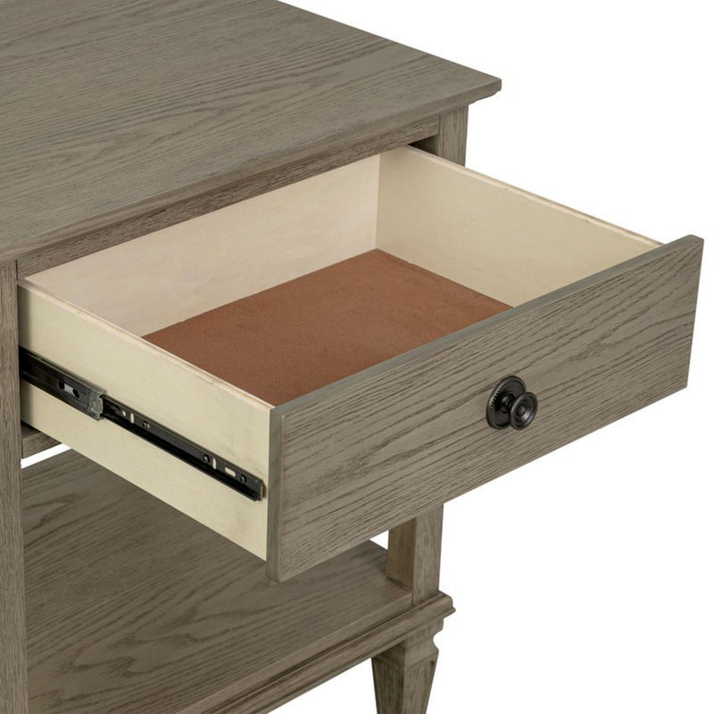 Victoria - Bedside Table With Drawer And Shelf - R&R Furniture Gallery (Fountain Valley, CA)