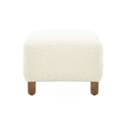 Contemporary Ottoman With Foam Cushion And Durable Upholstery - R&R Furniture Gallery (Fountain Valley, CA)