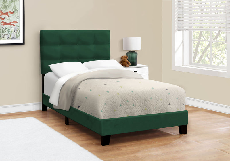 Bed, Upholstered, Frame Only, Transitional - R&R Furniture Gallery (Fountain Valley, CA)