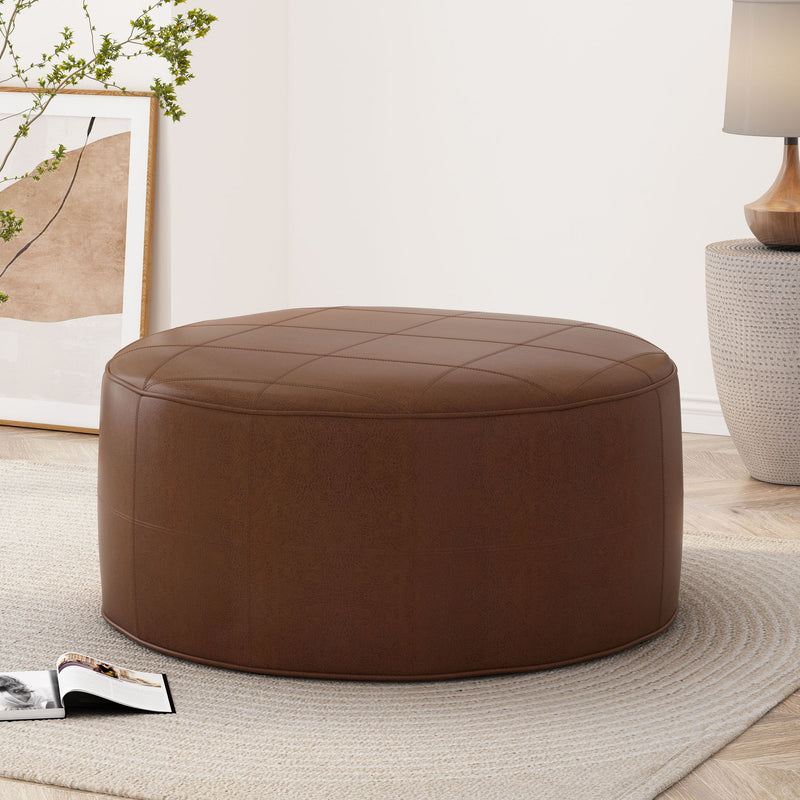 Rustic Style Ottoman - R&R Furniture Gallery (Fountain Valley, CA)