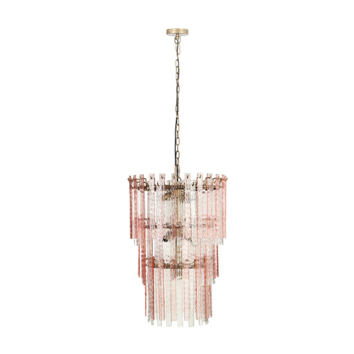 Hampshire - 3-Tier Chandelier - Pink - R&R Furniture Gallery (Fountain Valley, CA)