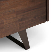 Lowry - TV Media Stand - Distressed Charcoal Brown - R&R Furniture Gallery (Fountain Valley, CA)