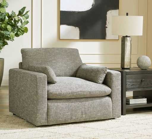 Dramatic - Chair and a Half - Granite - R&R Furniture Gallery (Fountain Valley, CA)