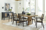 Galliden - Rectangular Dining Room Table - Light Brown - R&R Furniture Gallery (Fountain Valley, CA)