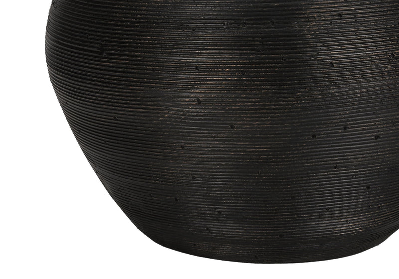 Lighting, Table Lamp, Concrete, Contemporary - Black / Cream - R&R Furniture Gallery (Fountain Valley, CA)