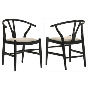 Camerota - Dining Side Chair (Set of 2) - Black