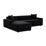 Olafur - Velvet Sectional - R&R Furniture Gallery (Fountain Valley, CA)