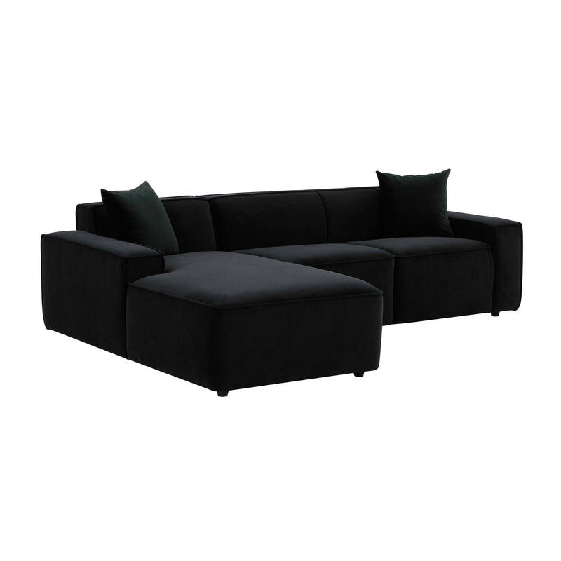 Olafur - Velvet Sectional - R&R Furniture Gallery (Fountain Valley, CA)