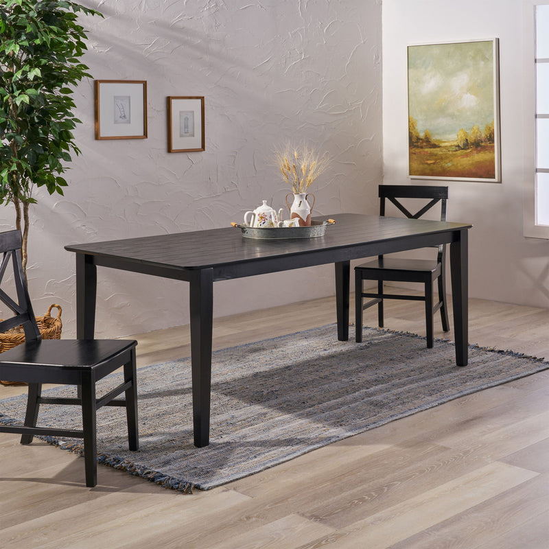 Farmhouse Charm Dining Table With Square Leg - R&R Furniture Gallery (Fountain Valley, CA)
