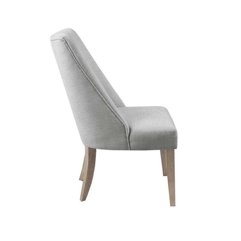 Winfield - Upholstered Dining Chair (Set of 2) - Light Gray - R&R Furniture Gallery (Fountain Valley, CA)