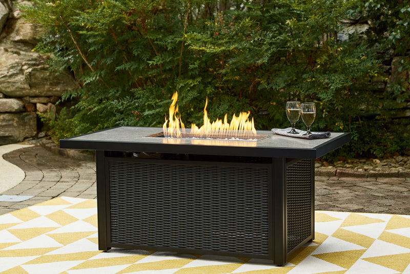 Beachcroft - Rectangular Fire Pit Table - R&R Furniture Gallery (Fountain Valley, CA)