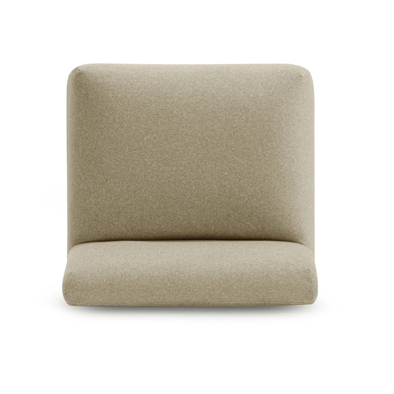 Pippa - Mohair Stool - Taupe - R&R Furniture Gallery (Fountain Valley, CA)
