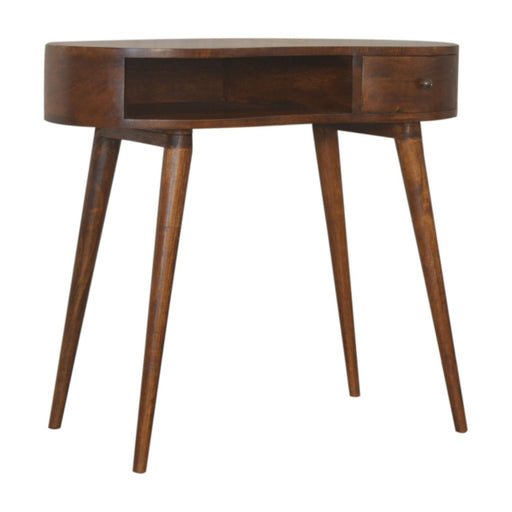 Rounded Writing Desk - Chestnut - R&R Furniture Gallery (Fountain Valley, CA)