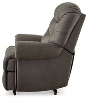Camera Time - Zero Wall Recliner - Gunmetal - R&R Furniture Gallery (Fountain Valley, CA)