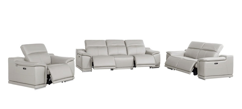 9762 - 6-Piece Modular Power Reclining Sofa, Loveseat And Chair Set With 5 Power Recliners In