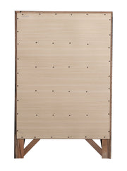 Glory Furniture Marilla accent chest with wooden finish and decorative hardware, ideal for stylish storage in living rooms.