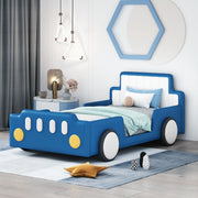 Race Car Shaped Platform Bed With Wheels - R&R Furniture Gallery (Fountain Valley, CA)