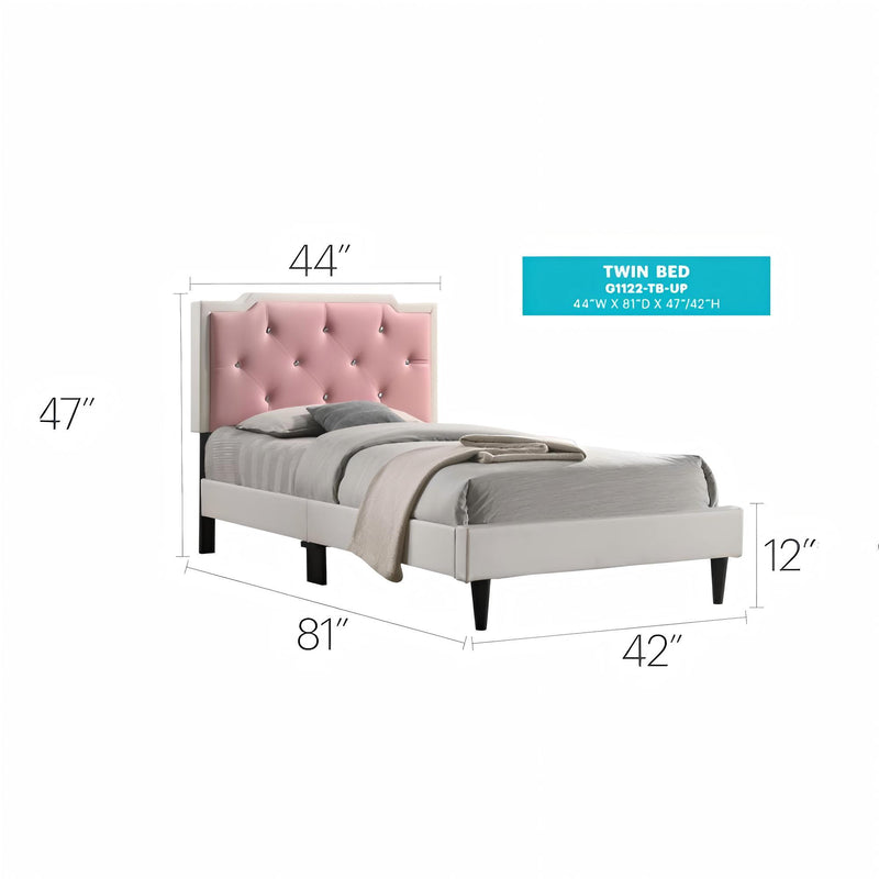 Bed (All in One Box) - Two Tone - R&R Furniture Gallery (Fountain Valley, CA)