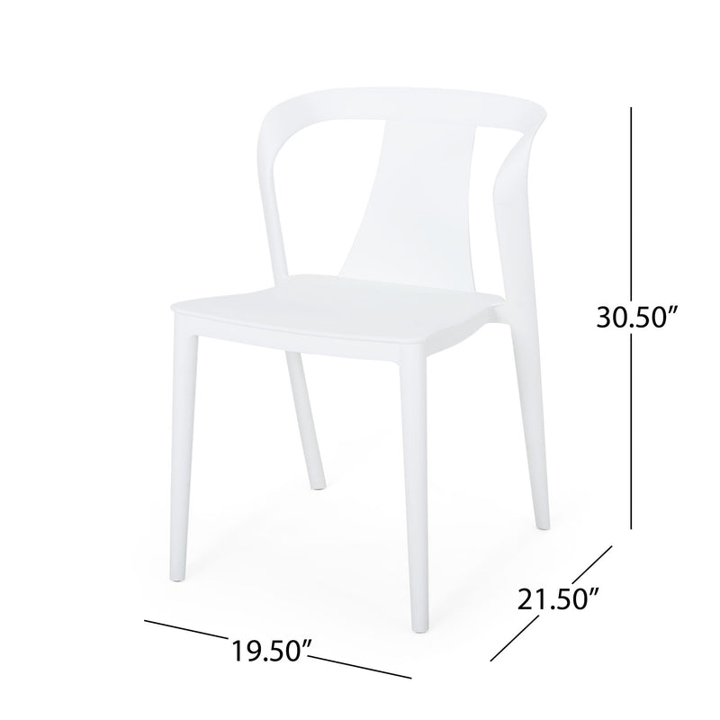 Set of two Noble House Orchid chairs with wooden frames and upholstered seats, showcasing elegant design and neutral fabric.