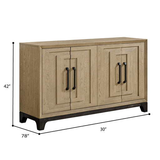 Sideboard With Ample Storage - Brown - R&R Furniture Gallery (Fountain Valley, CA)
