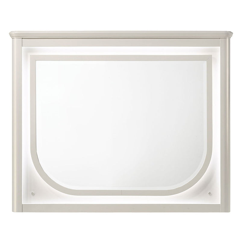 Laveda - Mirror With LED - Pearl White - R&R Furniture Gallery (Fountain Valley, CA)