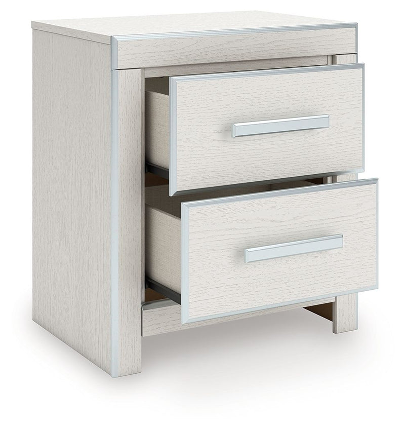 Zuraleus - Two Drawer Night Stand - R&R Furniture Gallery (Fountain Valley, CA)