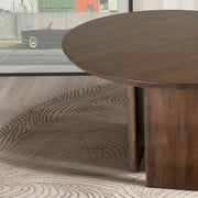 Alden - Round Dining Table - Walnut - R&R Furniture Gallery (Fountain Valley, CA)