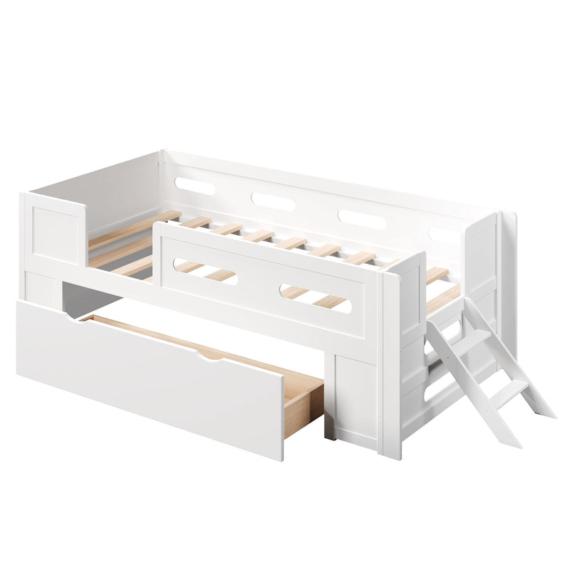 Platform Bed With Guardrail And Drawer - R&R Furniture Gallery (Fountain Valley, CA)