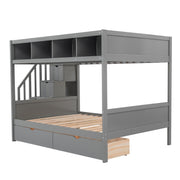 Bunk Bed With Shelfs, Storage Staircase And 2 Drawers - R&R Furniture Gallery (Fountain Valley, CA)