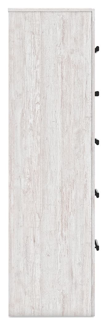 Cayboni - Five Drawer Chest - Whitewash - R&R Furniture Gallery (Fountain Valley, CA)