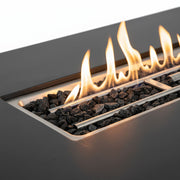 Propane / Natural Gas Fire Pit Table, 50,000 BTU - Charcoal - R&R Furniture Gallery (Fountain Valley, CA)
