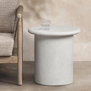 Nysa - Outdoor Round End Table - R&R Furniture Gallery (Fountain Valley, CA)