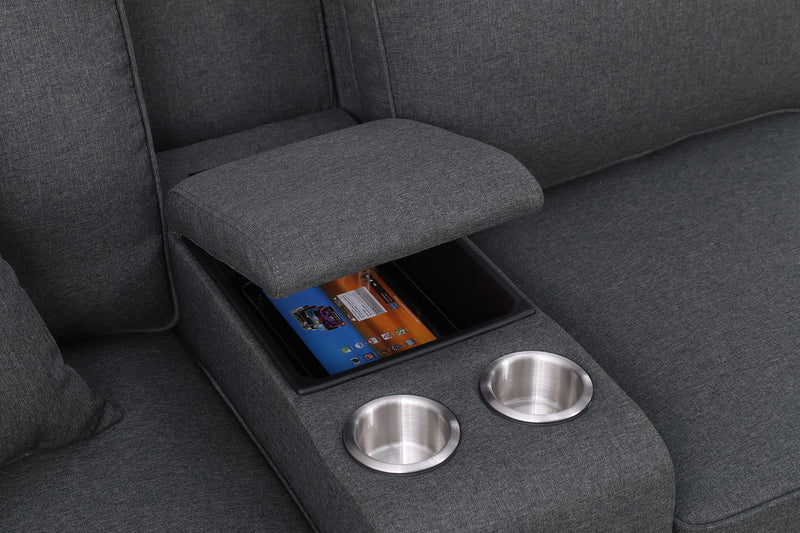 Eric - 9 Piece Upholstered Sectional With Ottoman - R&R Furniture Gallery (Fountain Valley, CA)