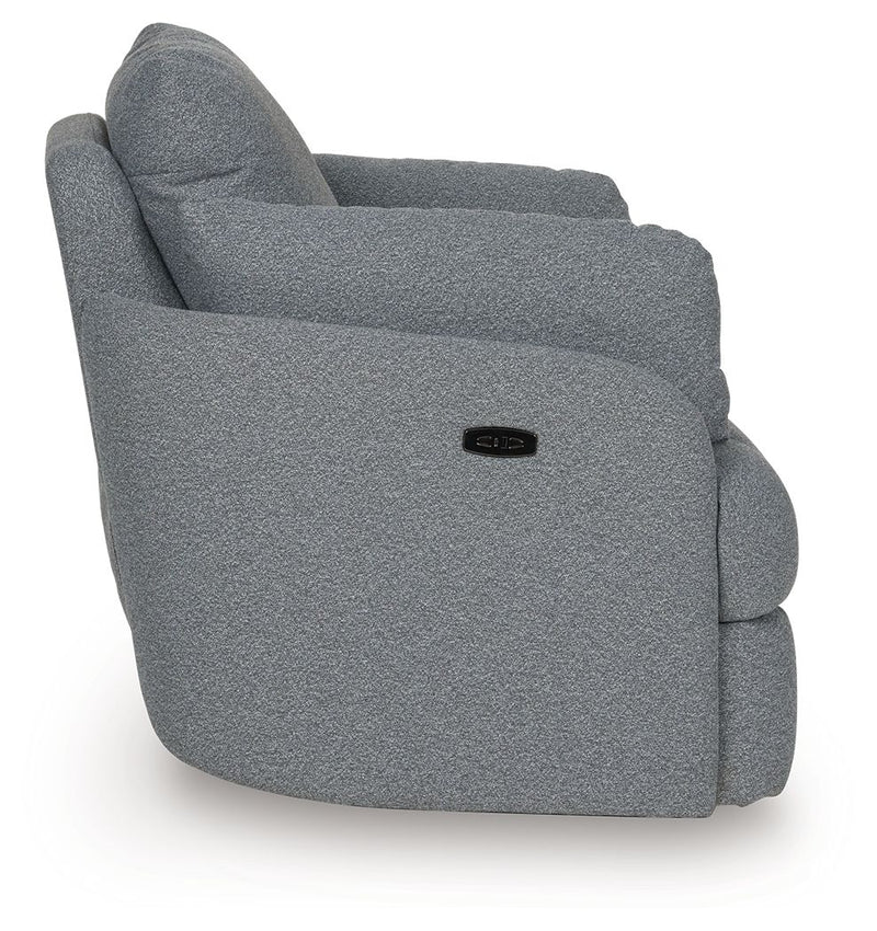 Alainmont Next-Gen Nuvella - Swivel Power Recliner - R&R Furniture Gallery (Fountain Valley, CA)