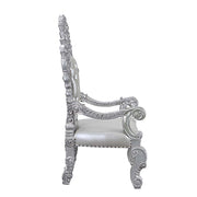 Valkyrie - Arm Chair (Set of 2) - Synthetic Leather & Antique Platinum - R&R Furniture Gallery (Fountain Valley, CA)
