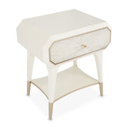 La Rachelle - 1-Drawer Nightstand - Champagne - R&R Furniture Gallery (Fountain Valley, CA)