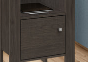 Accent Nightstand Side Table, Storage, Transitional - Oak - R&R Furniture Gallery (Fountain Valley, CA)