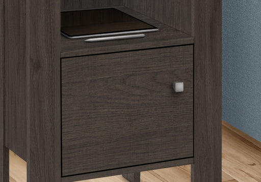 Accent Nightstand Side Table, Storage, Transitional - Oak - R&R Furniture Gallery (Fountain Valley, CA)