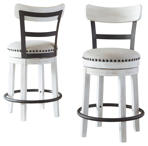 Valebeck - Full Back Swivel Stool - R&R Furniture Gallery (Fountain Valley, CA)