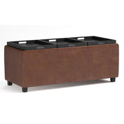 Avalon - Upholstered Storage Ottoman - R&R Furniture Gallery (Fountain Valley, CA)