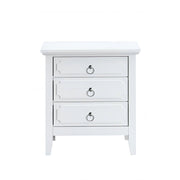 Hammond - 3 Drawer Nightstand - White - R&R Furniture Gallery (Fountain Valley, CA)