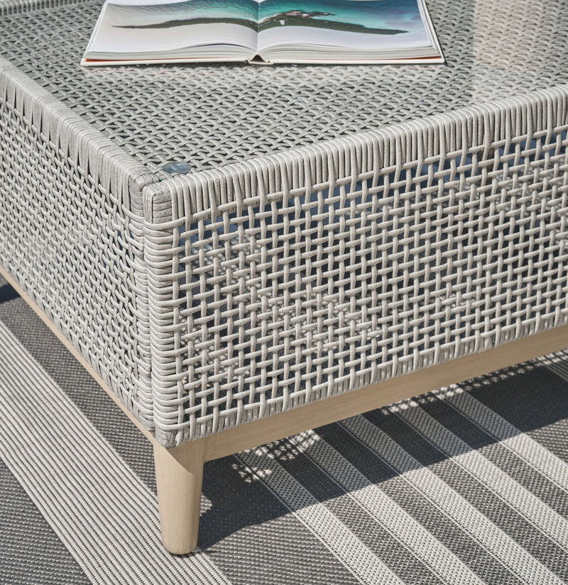 Seton Creek - Rectangular Cocktail Table - Gray - R&R Furniture Gallery (Fountain Valley, CA)