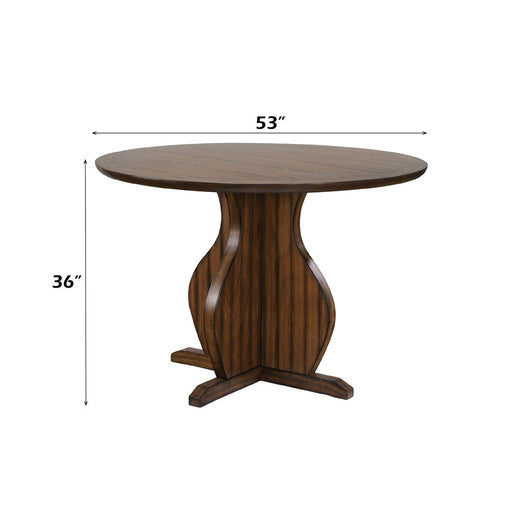 Maurice - Counter Height Table - Oak - R&R Furniture Gallery (Fountain Valley, CA)