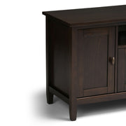 Warm Shaker - TV Media Stand Handcrafted - Tobacco Brown - R&R Furniture Gallery (Fountain Valley, CA)
