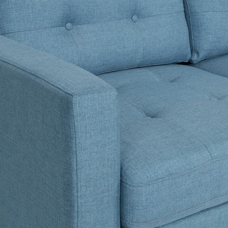Jenny - Contemporary Tufted Fabric 3 Seater Sofa - R&R Furniture Gallery (Fountain Valley, CA)