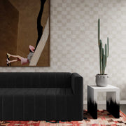 Matra - End Table - Black And White - R&R Furniture Gallery (Fountain Valley, CA)